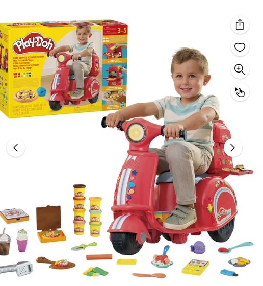 VTech Kid Push & Pedal Ride-on, Plastic Multi-color, 13.07 x 28.35 x 18.50 Inches, 7.13 lbs