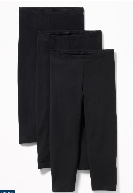 Capri-Leggings 3-Pack for Girls