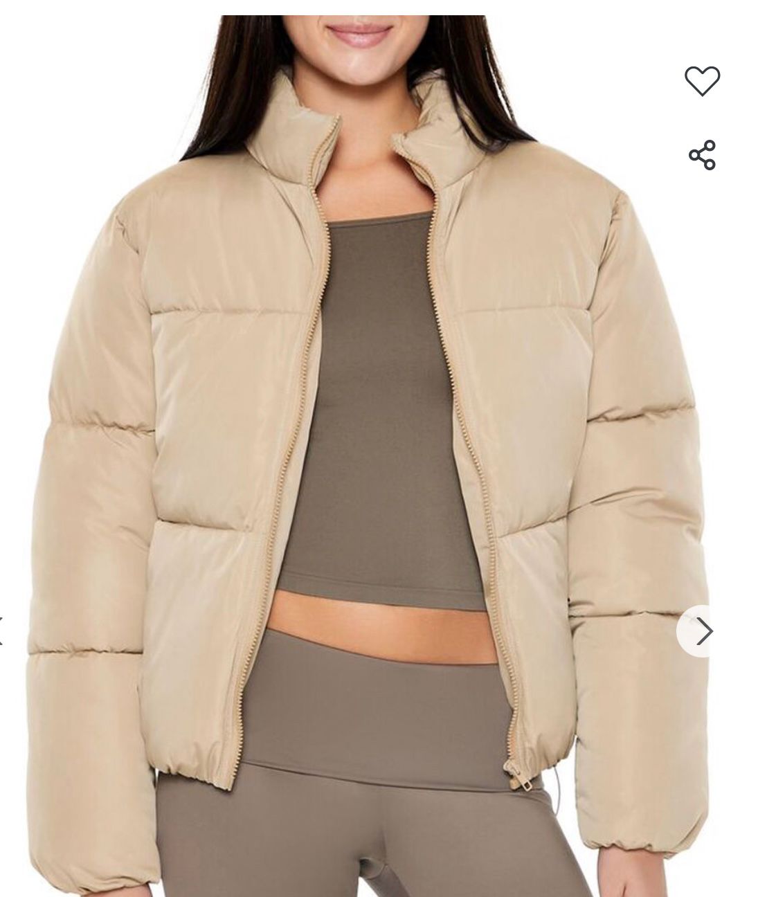 Channel-Stitched Puffer Jacket