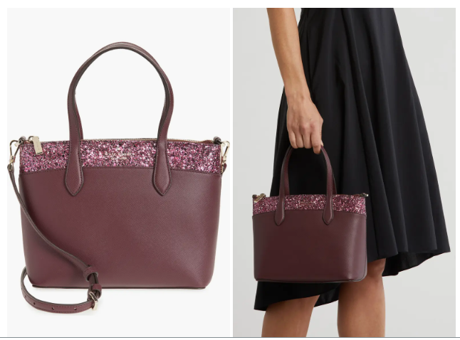 flash glitter satchel
