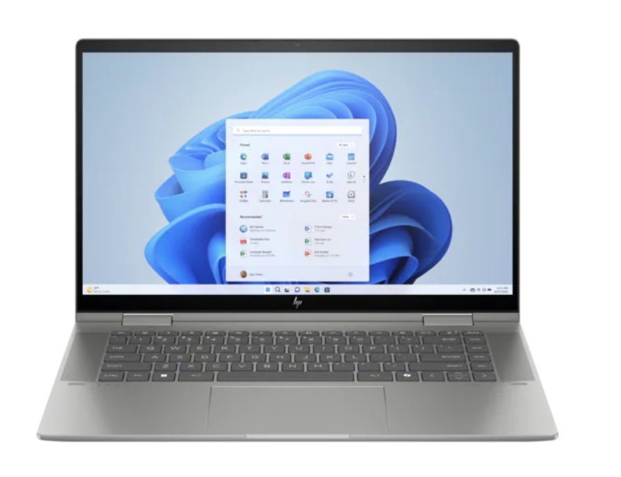 HP Envy x360 2-in-1 Laptop 15, Windows 11 Home, 15.6″, Touch screen, Intel® Core™ Ultra 7, 16GB RAM, 1TB SSD, FHD, Mineral silver