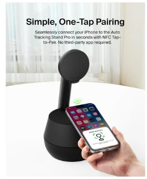 Belkin Wireless Charger Stand, Auto Face Tracking, Apple DockKit Certified