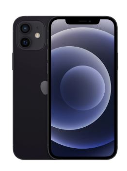 AT&T Apple iPhone 12, 64GB, Black – Prepaid Smartphone
