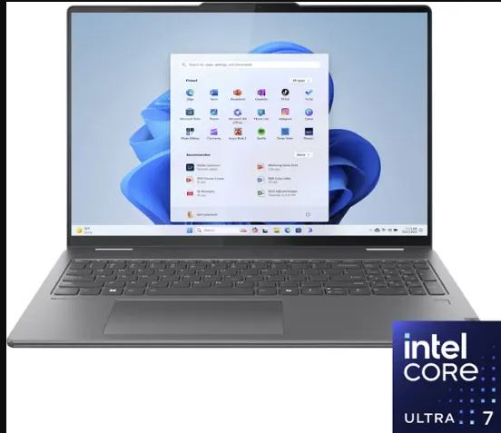 Lenovo – Yoga 7i 2-in-1 16″ 2K Touchscreen Laptop – Intel Core Ultra 7 155U with 16GB Memory – 1TB SSD – Storm Grey