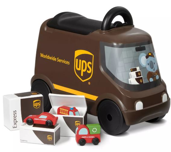 Radio Flyer UPS Delivery Truck Ride-On