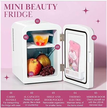 Paris Hilton Mini Refrigerator and Personal Beauty Fridge