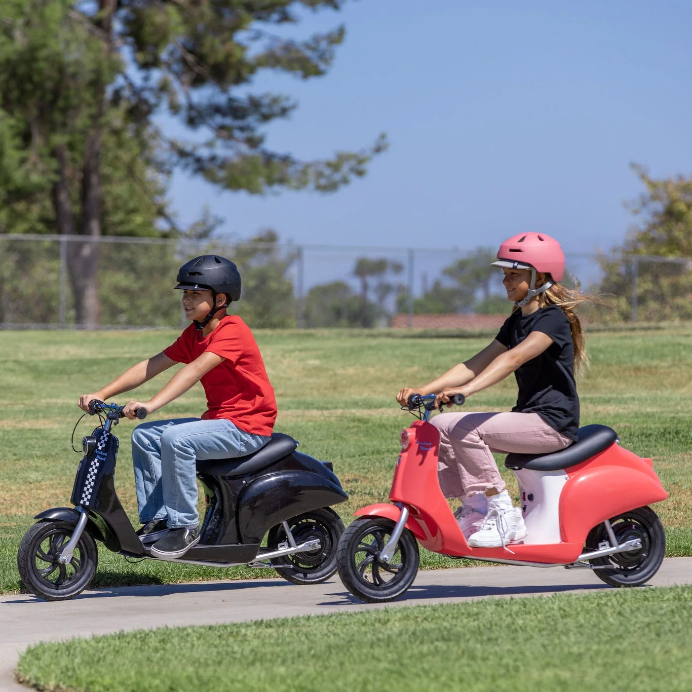 Razor Pocket Mod Miniature Euro-Style Electric Scooter – Roma Red, 24V, up to 15 mph, for Child 8+