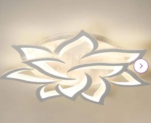 Izzabella 10 – Light 33.5″ Acrylic LED Flush Mount