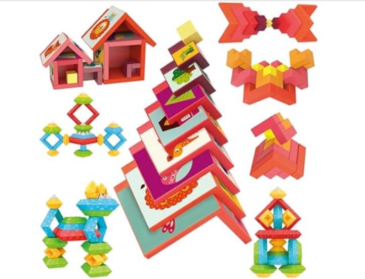 Montessori Stacking Toys 3-in-1 Set