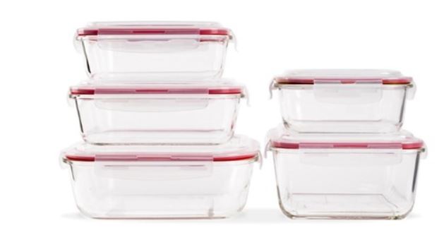 Lexi Home 10pc Glass Container Set