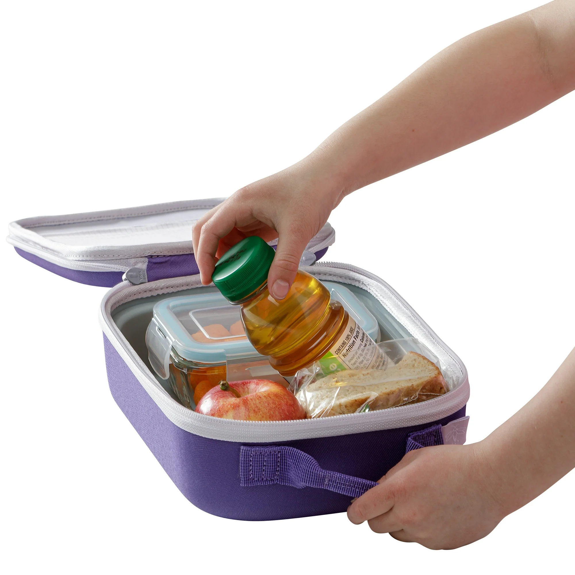Firefly! Outdoor Gear Youth Insulated Reusable Lunch Box, Luch Bag, Purple, Age Group 8-12 Years Old