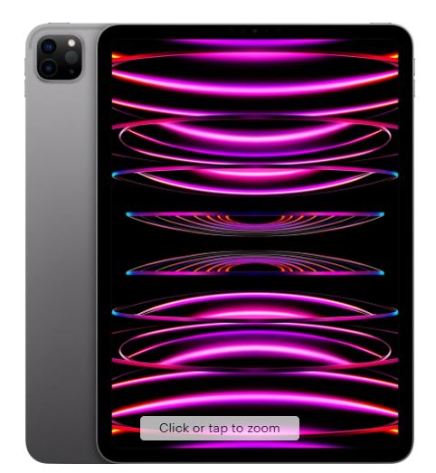 Apple – 12.9-Inch iPad Pro (6th Generation) M2 chip Wi-Fi – 2TB – Space Gray