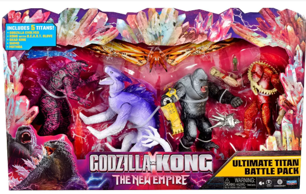 The Godzilla x Kong 6” Ultimate Titan Battle Action Figure – 5pk