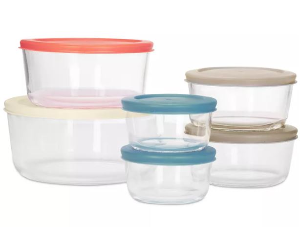 Modern Chef 12-Piece Glass Bowl Set