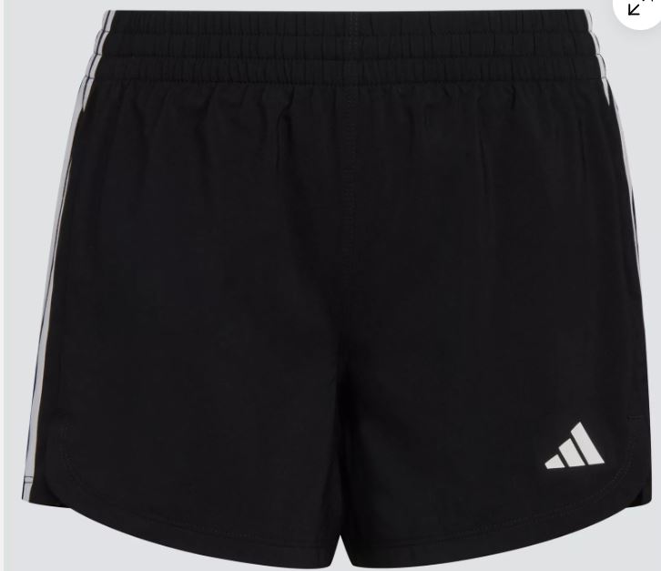 adidas kids 3-Stripes Pacer Shorts and Tee Set