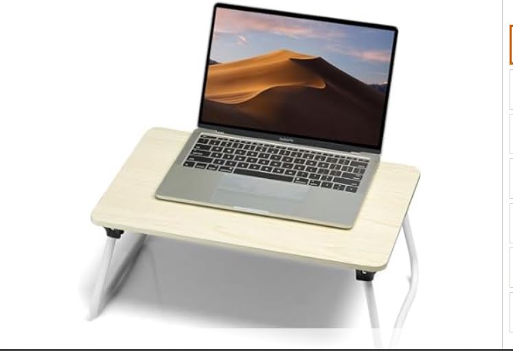 Foldable Lap Table, Laptop Bed Desk, Portable Study Table, Laptop Desk/Stand for Bed, Lightweight & Mini Table for Breakfast or Drawing