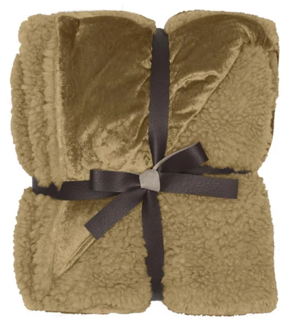Northpoint Trading Teddy Wool Reversible Throw