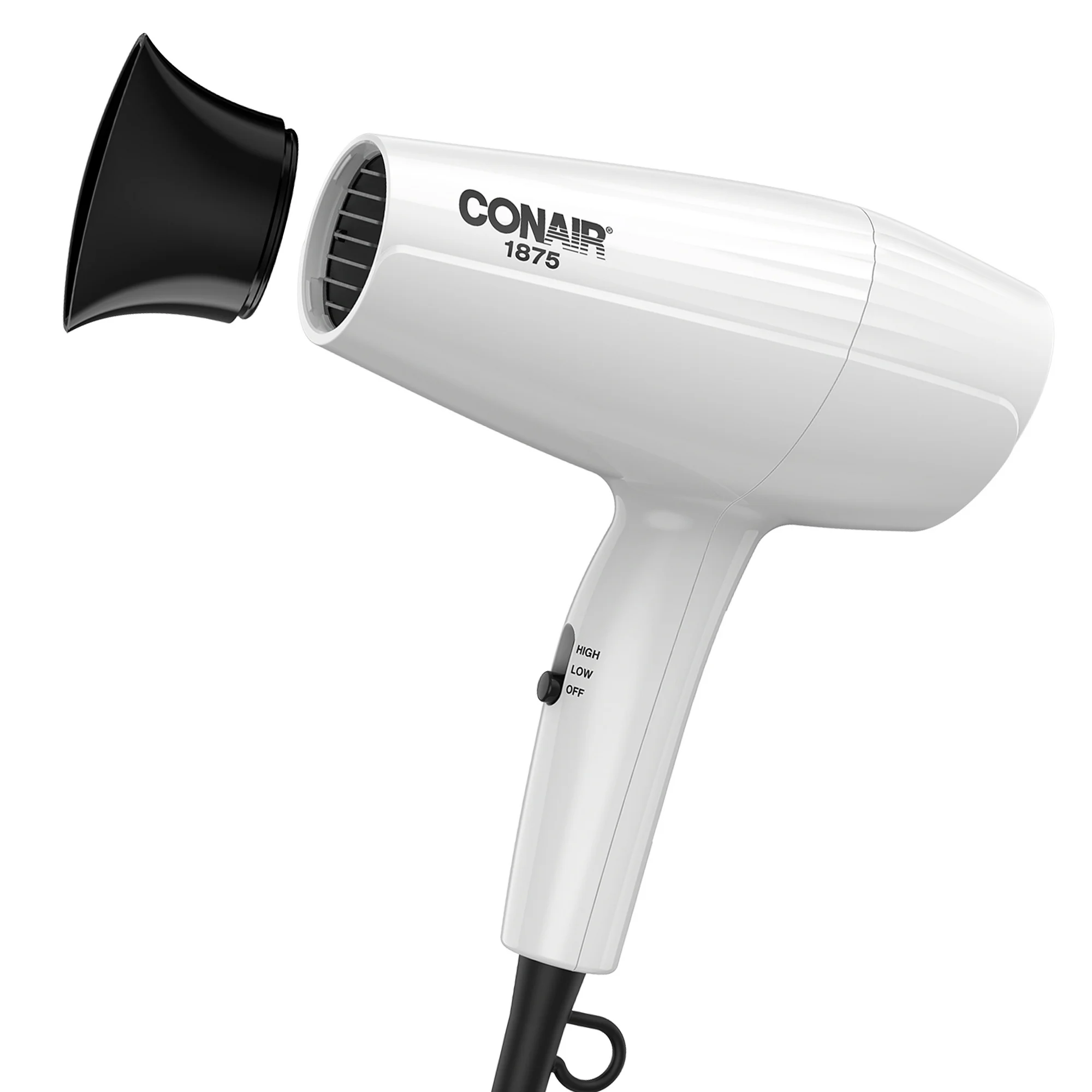 Conair 1875 Watt Mid-Size Dryer for Powerful Drying and Styling