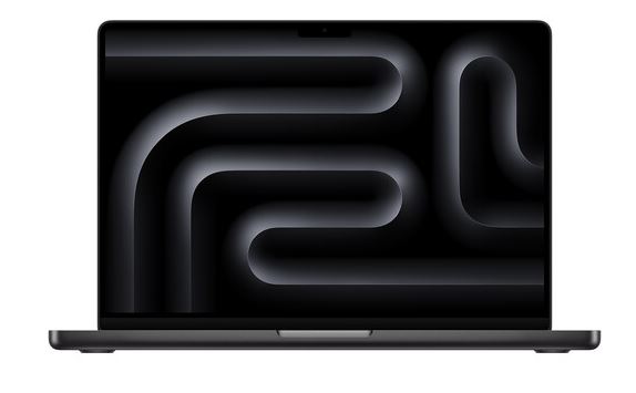 Apple 14″ MacBook Pro (M3 Pro, Space Black)