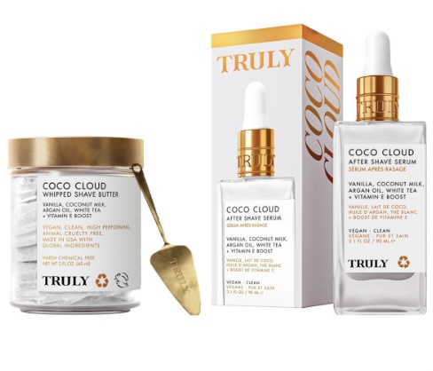 Truly Beauty Coco Cloud 3-piece Body Serum & Shave Butter Kit