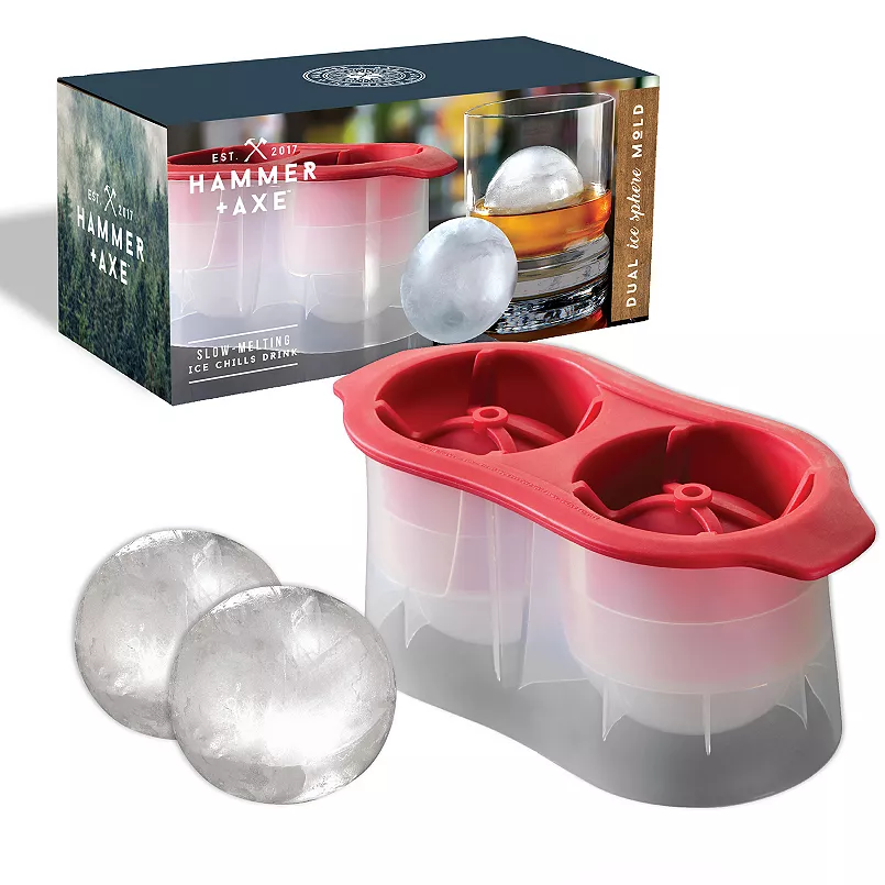 Hammer & Axe Ice Mold 2 Sphere