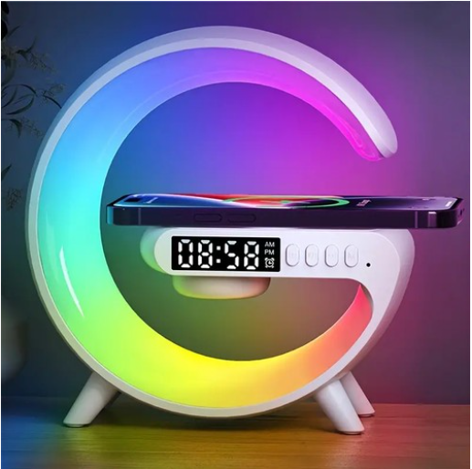 Smart LED Bluetooth Speaker Alarm Clock – 5-in-1 Multifunctional Device