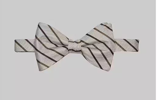Jos. A. Bank Satin Stripe Bow Tie CLEARANCE
