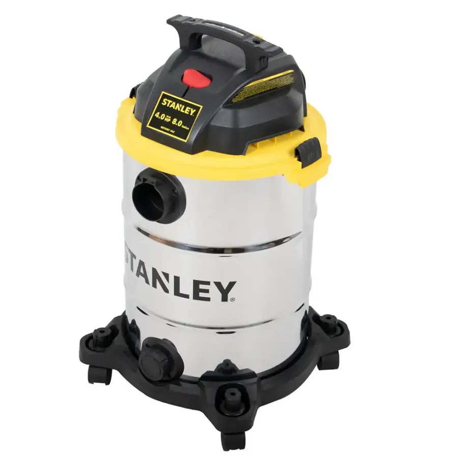 Stanley – 8 Gallon Wet/Dry Vacuum – Stainless
