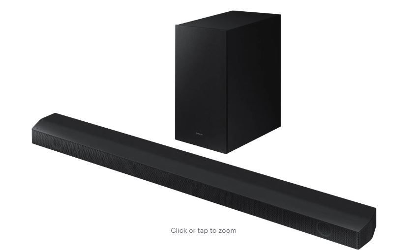 Samsung – HW-B650/ZA 3.1 Channel Soundbar with Wireless Subwoofer, Dolby 5.1 / DTS Virtual:X – Black