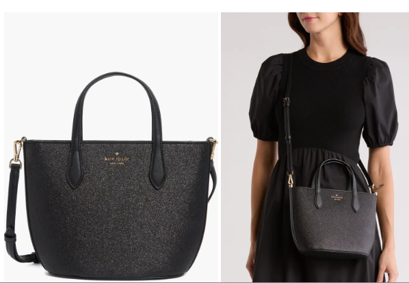 Kate spade glimmer leather satchel
