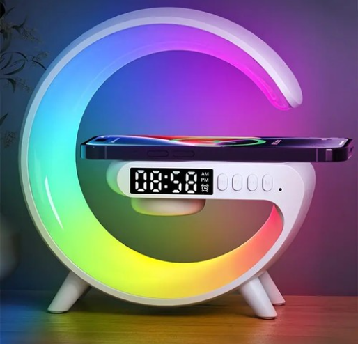 Smart LED Bluetooth Speaker Alarm Clock – 5-in-1 Multifunctional Device