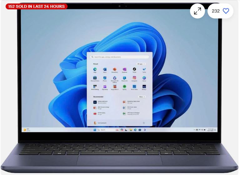 Dell – Inspiron 14 2-in-1 14″ IPS LED FHD Touch Screen Laptop – AMD Ryzen 5 w…