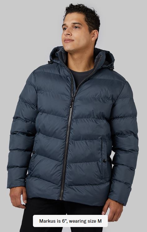 MEN’S MICROLUX HEAVY POLY-FILL PUFFER JACKET