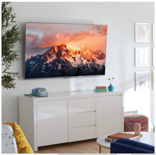 Sanus Simply Safe Large Fixed Position TV Mount 47″-80″ – Black(ALL1-B1)