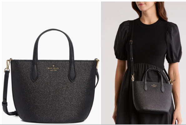 Kate Spade glimmer leather satchel