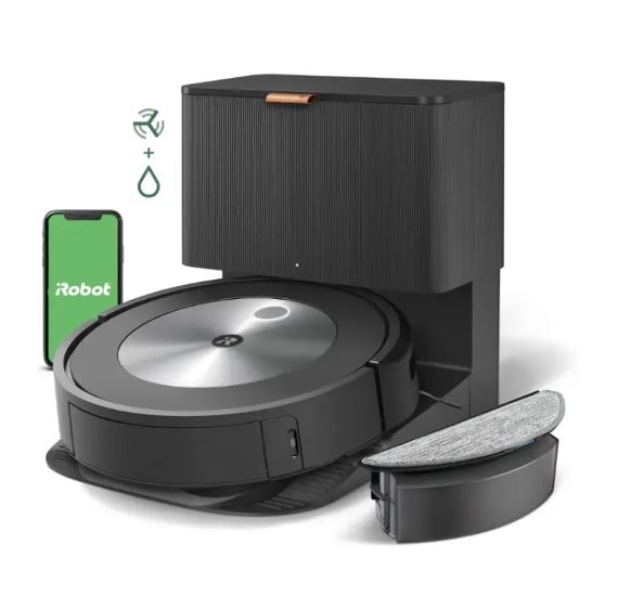 iRobot Roomba Combo j5+ Self-Emptying Vacuum and Mop – Graphite – Open Box