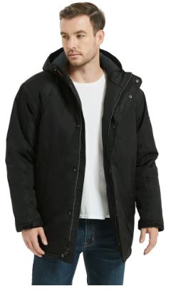 Hawke & Co Mens Hooded Snorkle Jacket, Sizes S-2XL