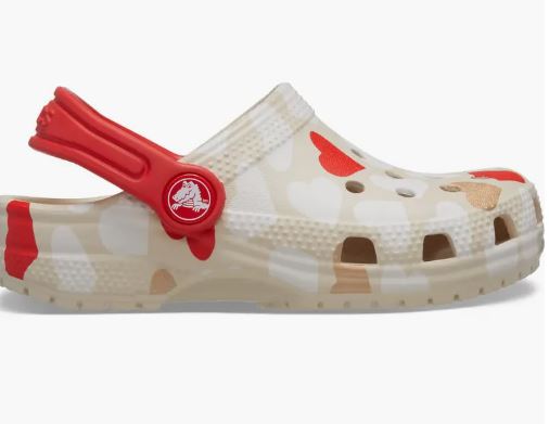 kids’ Classic Heart Print Clog