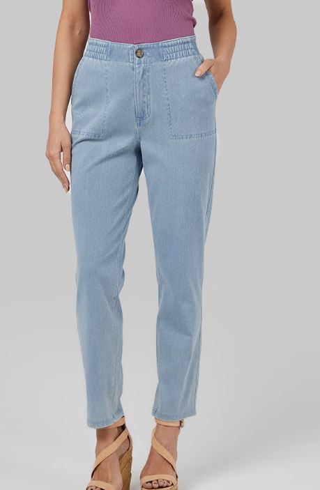 WOMEN’S “SWEATPANT” ANKLE JEAN