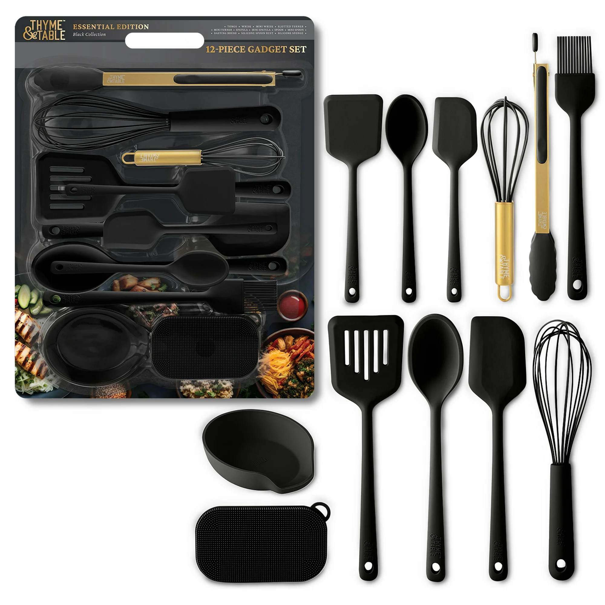 Black Friday deal Restocked! Beautiful 12 Piece Silicone Cooking Utensil Set