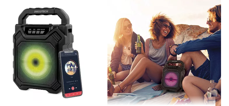 Smart Gear Wireless Mic Light Up Party Speaker