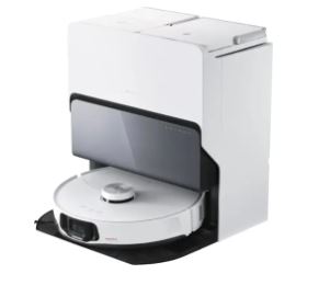 Roborock – S8 MaxV Ultra Robot Vacuum and Mop with FlexiArm Design Side Brush, 10,000 Pa Suction and 8-in-1 RockDock Ultra – White