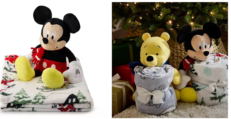 Disney’s Mickey Mouse Pillow Buddy & Throw Blanket Set by The Big One®