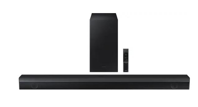 Samsung – HW-B650/ZA 3.1 Channel Soundbar with Wireless Subwoofer, Dolby 5.1 / DTS Virtual:X – Black