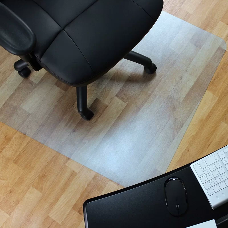 Hard Floor Straight Rectangular Chair Mat