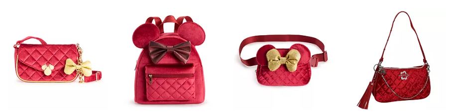 Disney’s Minnie Mouse Velvet Quilted Crossbody Bag