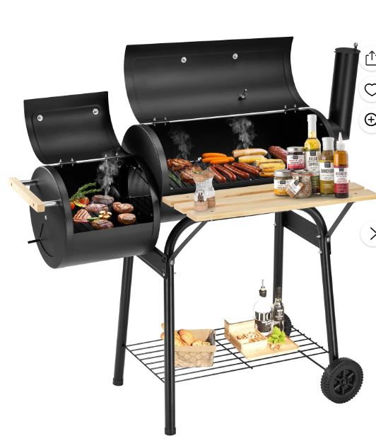 6-Tier Standing Jewelry Mirror Armoire w/ LED Lights