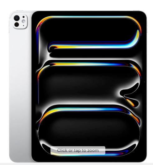 Apple – 13-inch iPad Pro M4 chip Built for Apple Intelligence Wi-Fi 256GB with OLED – Silver