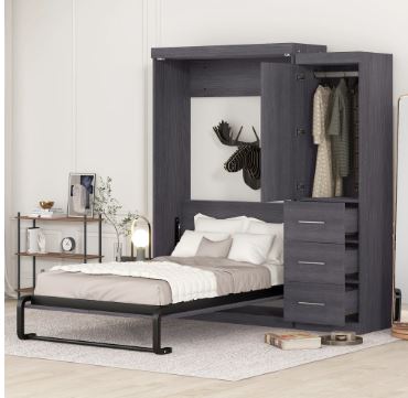 Kyrie Modern Kitchen Counter Height Dining Table Set with 3 Bar Stools