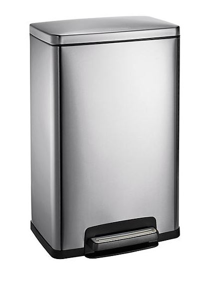 Tramontina 13-Gallon Step Trash Can, Assorted Colors